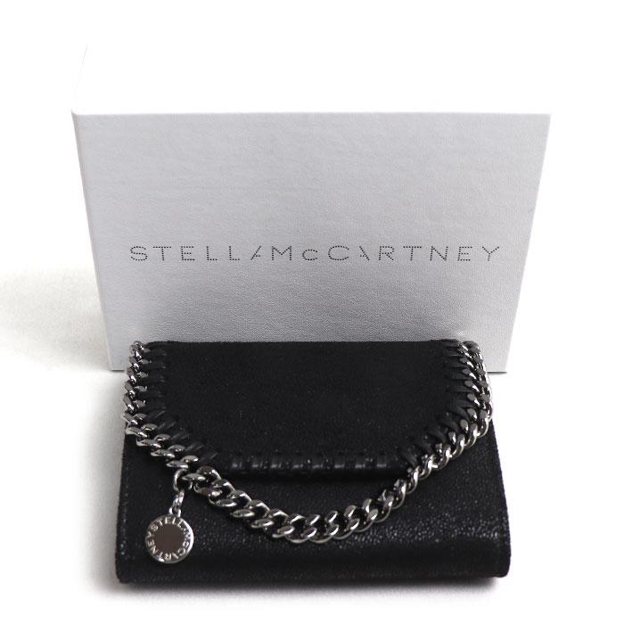 Stella McCartney ステラマッカートニー ファラベラ 二つ折り財布 ブラック 391836 W9132 1000 レディース【中古】【美品】 Stella McCartney ステラマッカートニー ファラベラ 二つ折り財布