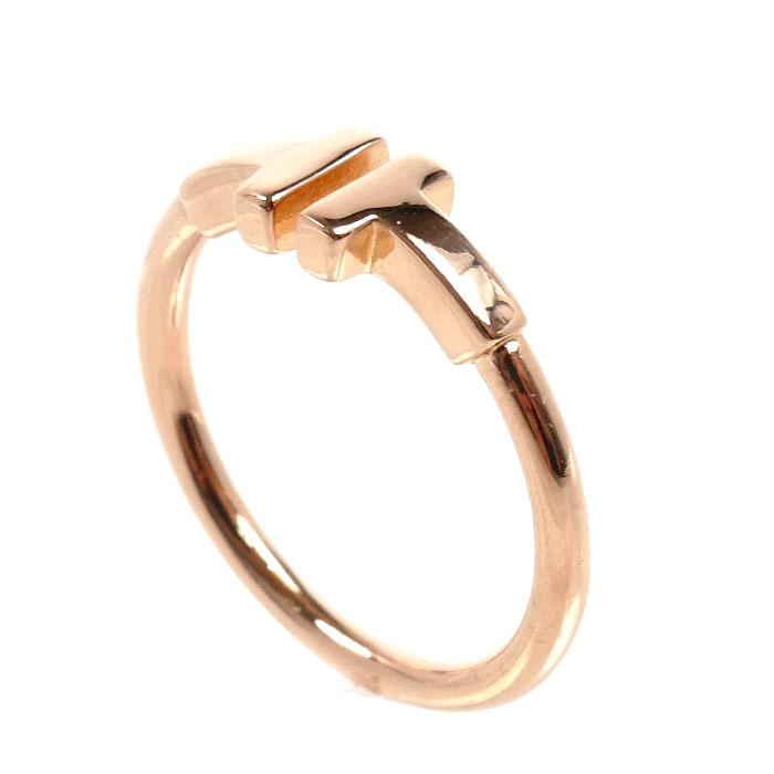 TIFFANY&Co.（ティファニー） K18PG ピンクゴールド Tワイヤー リング