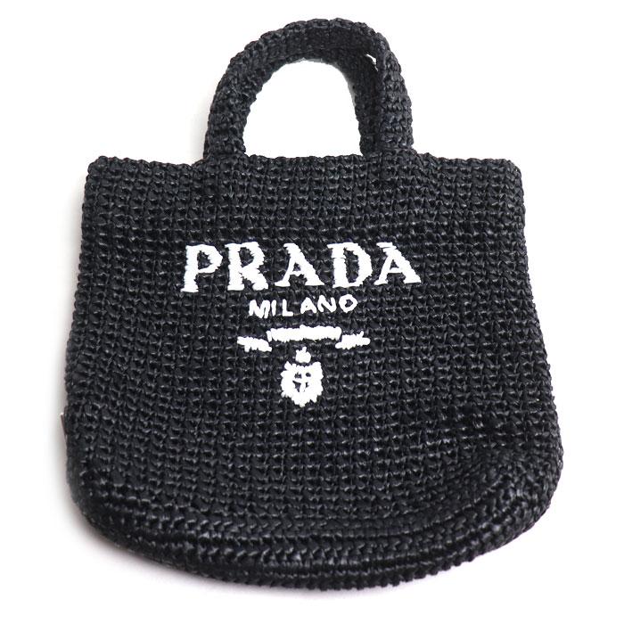 PRADA（プラダ） スモール クロシェ トートバッグ ブラック 1BG422