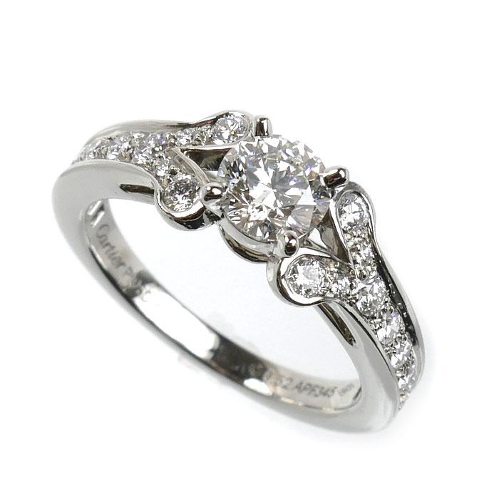 Cartier（カルティエ） Pt950プラチナ バレリーナ ソリテール リング