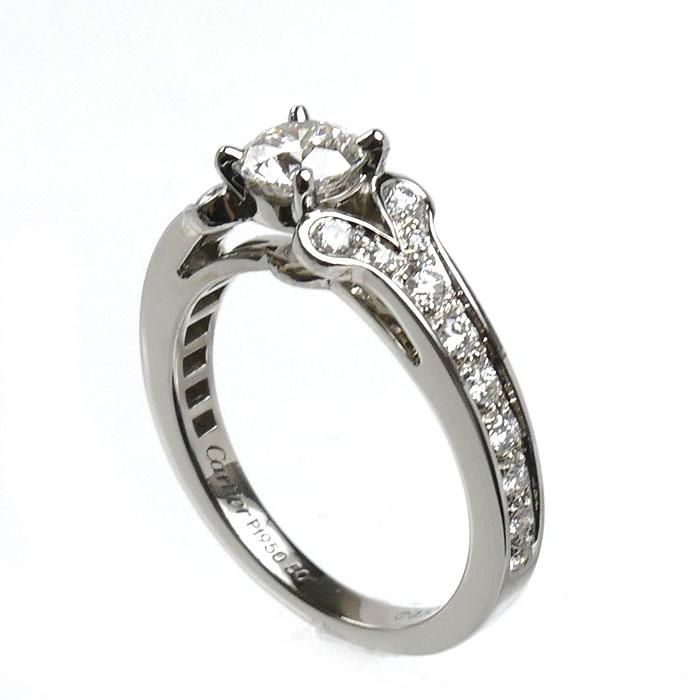 Cartier（カルティエ） Pt950プラチナ バレリーナ ソリテール リング