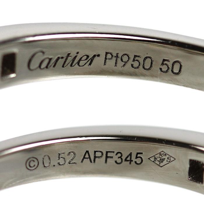 Cartier（カルティエ） Pt950プラチナ バレリーナ ソリテール リング
