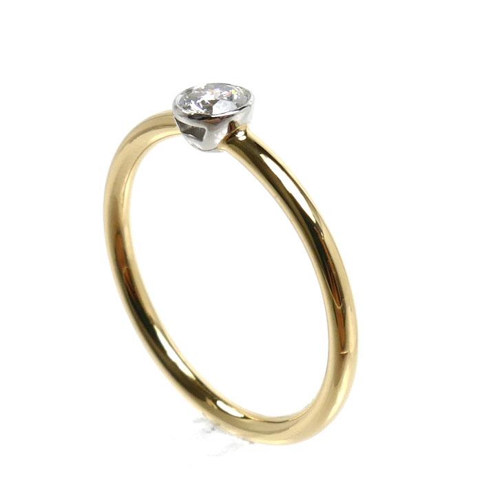 TIFFANY&Co.（ティファニー） K18YG イエローゴールド Pt950プラチナ 