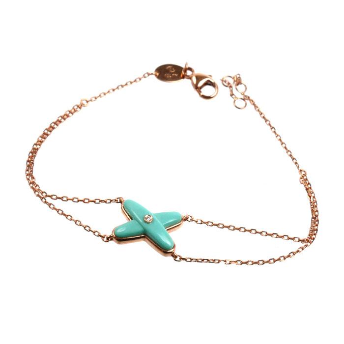 CHAUMET（ショーメ） K18PG ジュ ドゥ リアン ブレスレット 082935