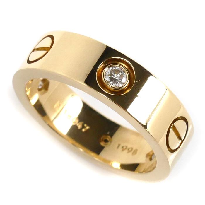 Cartier CARTIER カルティエ K18YG イエローゴールド ラブリング 3PD  