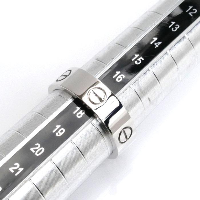 Cartier（カルティエ） K18WG ホワイトゴールド ラブリング リング