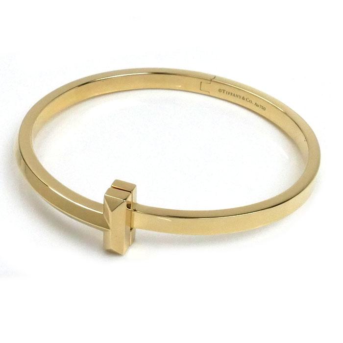 TIFFANY&Co.（ティファニー） K18YG イエローゴールド Tワン ワイド 