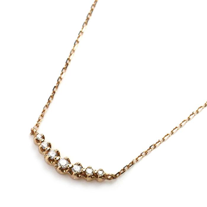 4℃ ネックレス K18ピンクゴールド ダイヤモンド111721123108