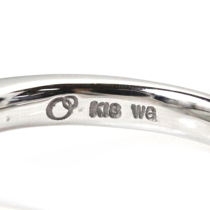 veretta8va ヴェレッタオッターヴァ K18WG ホワイトゴールド グリーン 