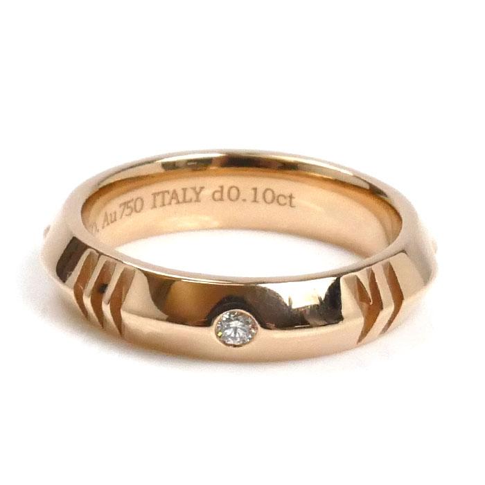 TIFFANY&Co.（ティファニー） K18PG アトラス X クローズド ナロー
