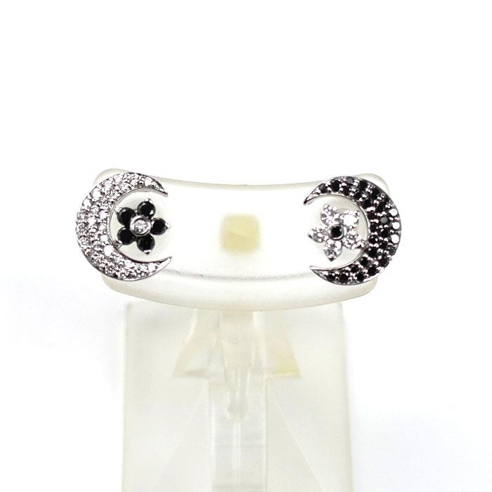 k18 WG ポンテヴェキオ、星、ブラックダイヤモンド