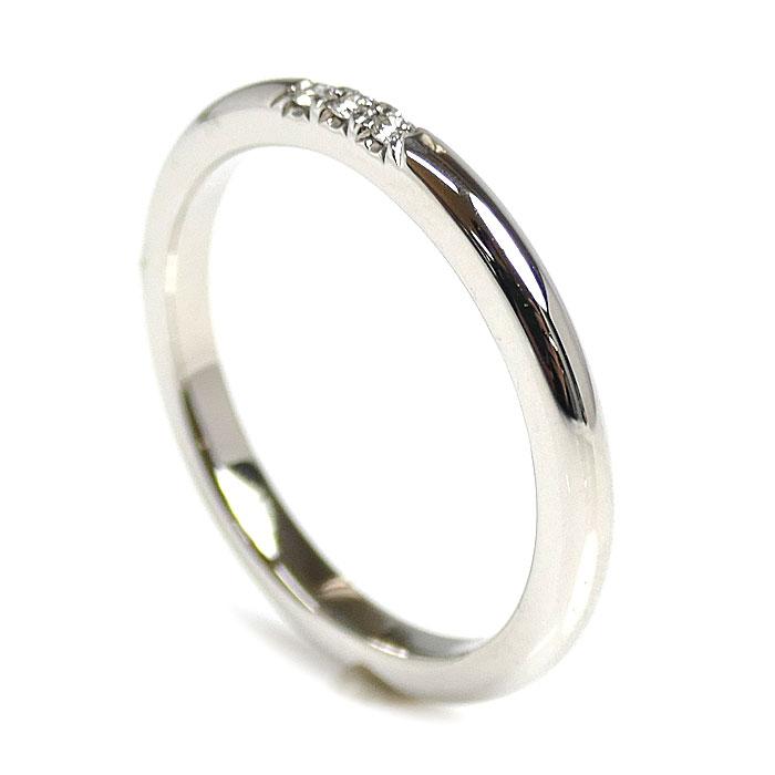 TIFFANY&Co.（ティファニー） Pt950プラチナ クラシック 3P ダイヤ 