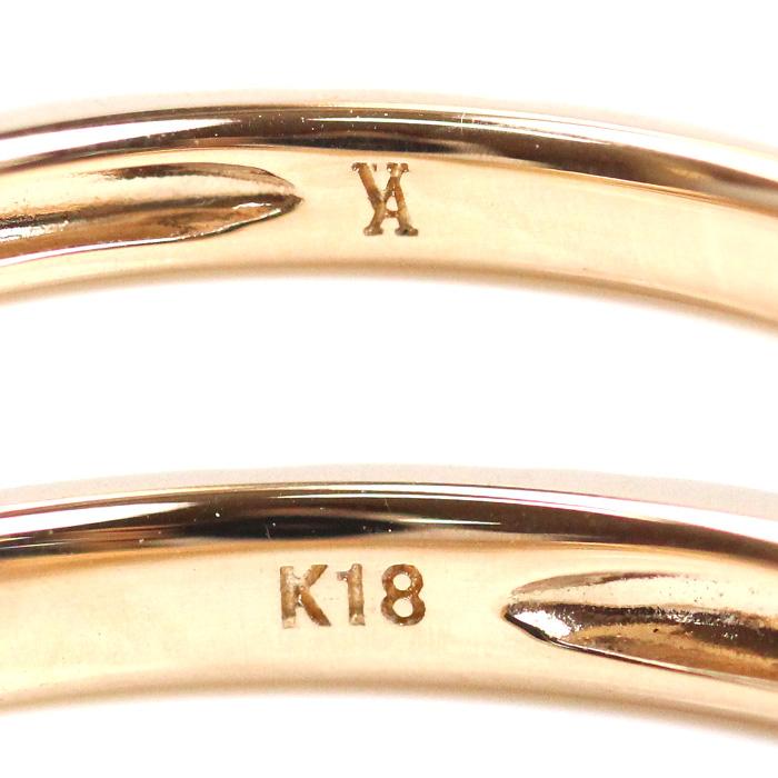 美品 VENDOME AOYAMA K18PG リング ダイヤ約10号 Vendome Aoyama ヴァンドーム青山 K18PG ピンクゴールド リング・指輪