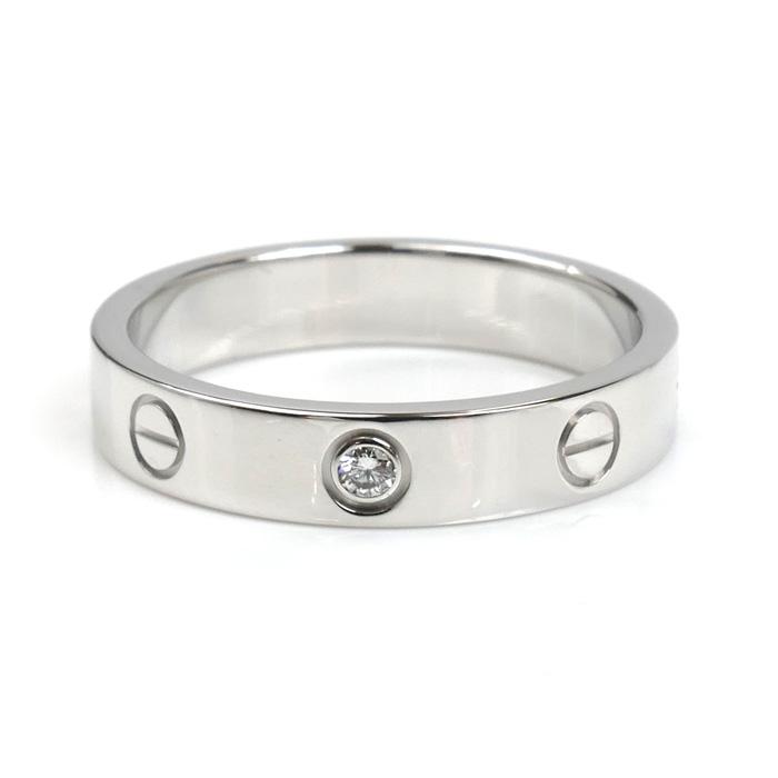 Cartier（カルティエ） K18WG ホワイトゴールド ラブリング 1Pダイヤ