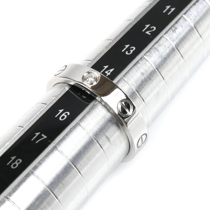 Cartier（カルティエ） K18WG ホワイトゴールド ラブリング 1Pダイヤ