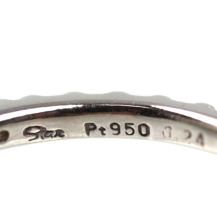 STAR JEWELRY スタージュエリー Pt950プラチナ ハーフエタニティ