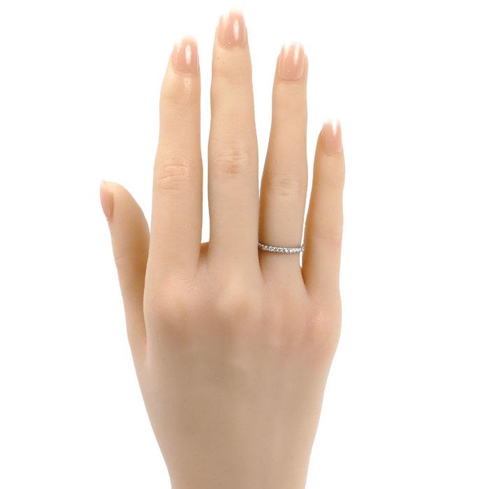 STAR JEWELRY スタージュエリー Pt950プラチナ ハーフエタニティ