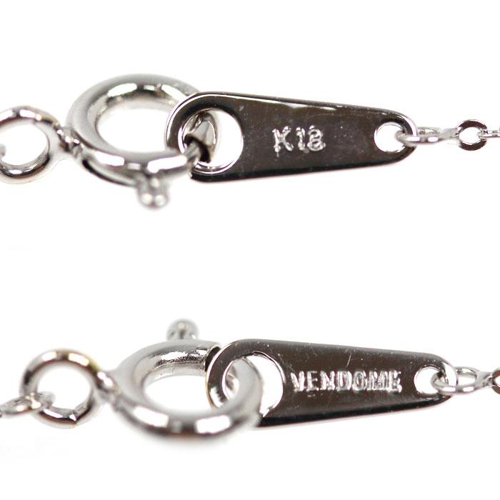 k813513830 Vendome Aoyama 18KWGネックレス Vendome Aoyama ヴァンドーム青山 K18WG ホワイトゴールド ネックレス