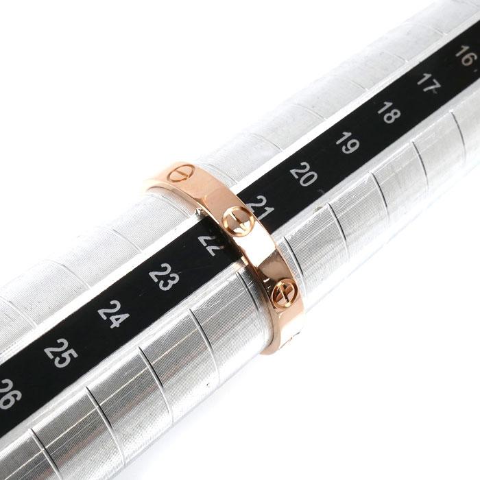 Cartier（カルティエ） K18PG ピンクゴールド ミニラブ リング・指輪