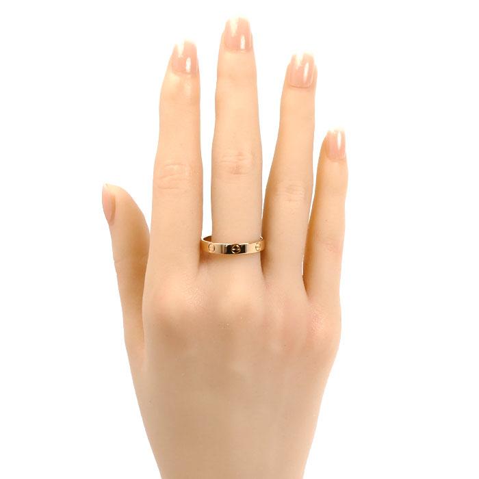 Cartier（カルティエ） K18PG ピンクゴールド ミニラブ リング・指輪