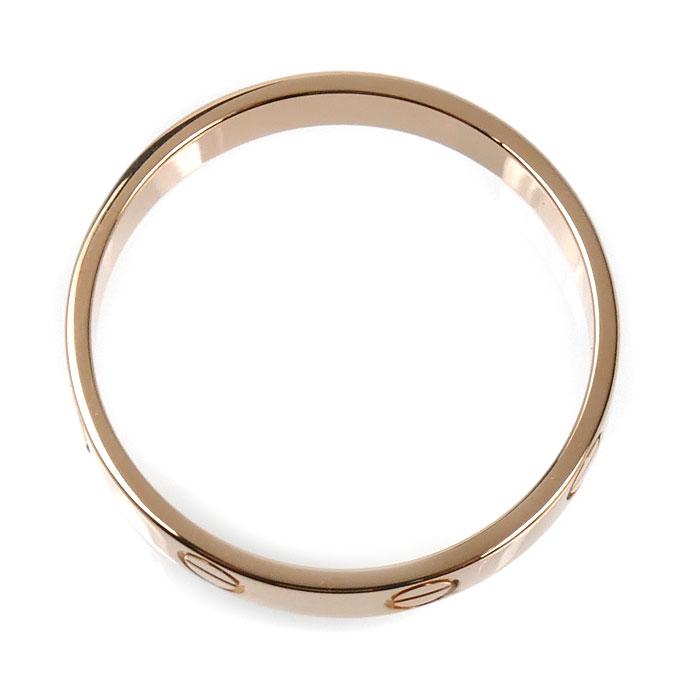 Cartier（カルティエ） K18PG ピンクゴールド ミニラブ リング・指輪
