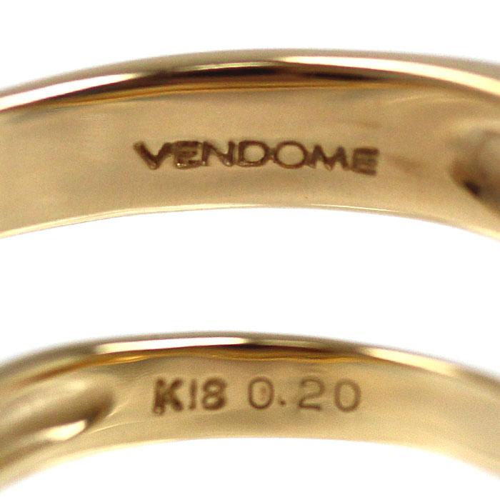 Vendome Aoyama ヴァンドーム青山 K18YG イエローゴールド リング