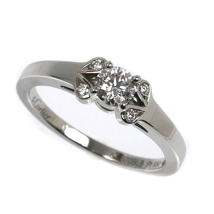 Cartier（カルティエ） Pt950 バレリーナ ソリテール リング・指輪