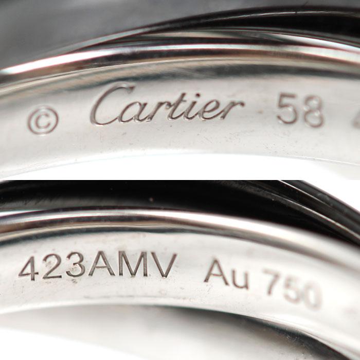 Cartier（カルティエ） K18WG ホワイトゴールド セラミック トリニティ
