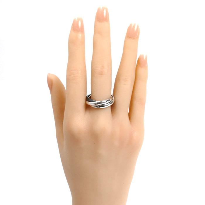 Cartier（カルティエ） K18WG ホワイトゴールド セラミック トリニティ