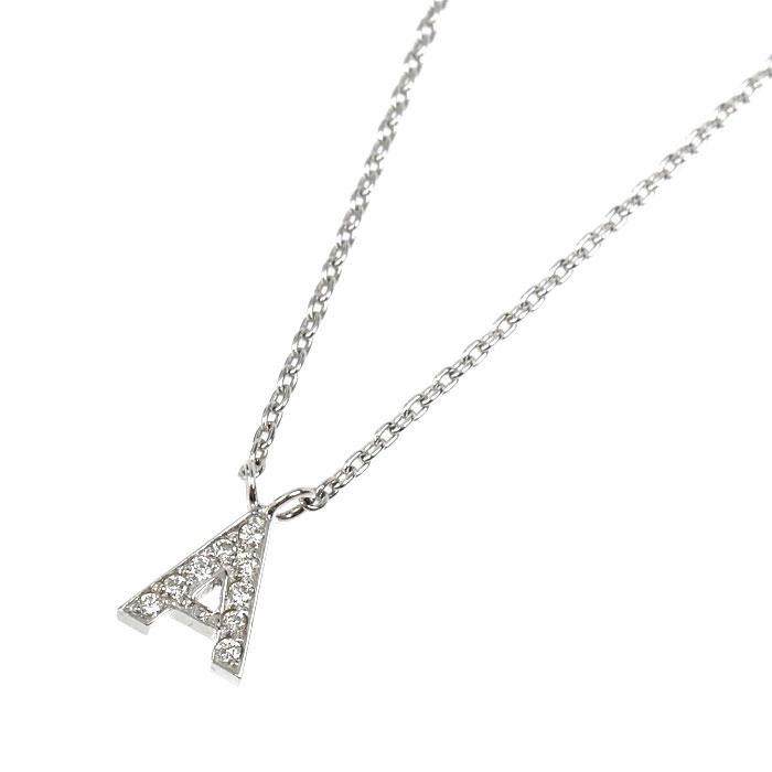 STAR JEWELRY スタージュエリー K18WG ホワイトゴールド イニシャル A