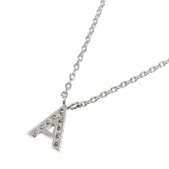 STAR JEWELRY スタージュエリー K18WG ホワイトゴールド イニシャル A