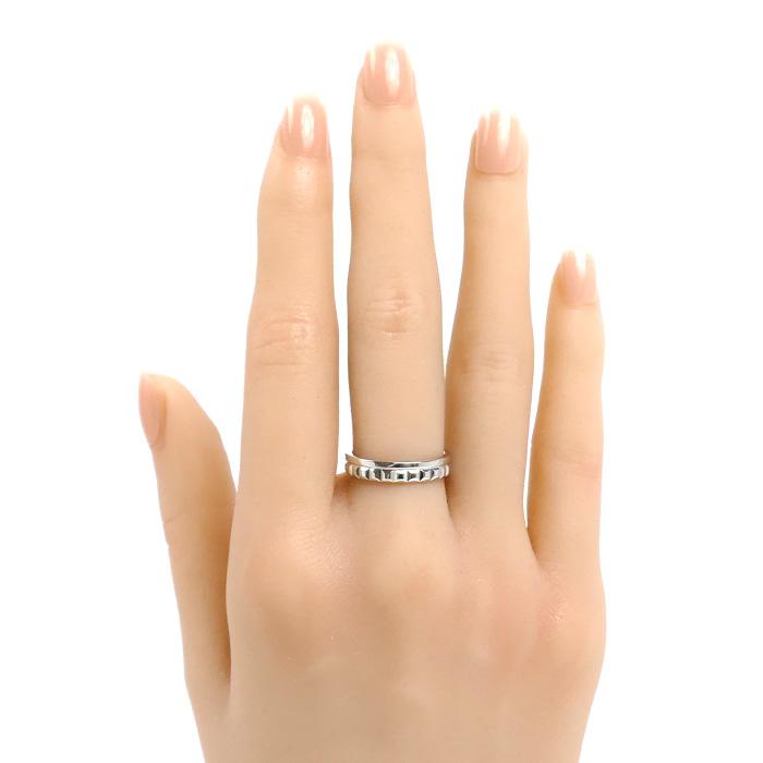 ブシュロン Boucheron キャレ K18WG BOUCHERON（ブシュロン） K18WG ホワイトゴールド キャトル ラディアン