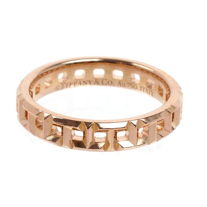 TIFFANY&Co.（ティファニー） K18PG ピンクゴールド Tトゥルー ナロー