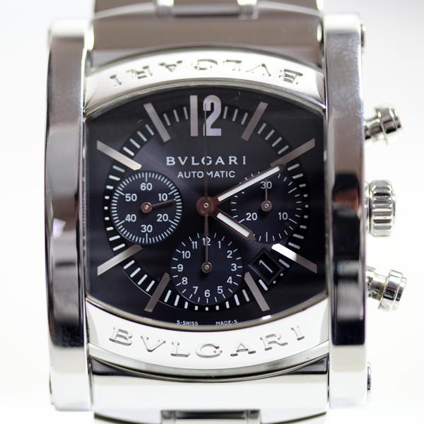 ブルガリ BVLGARI AA44SCH/AA44C14SSDCH アショーマ メンズ 腕時計 自動巻き オートマ SS /中古/美品/質屋