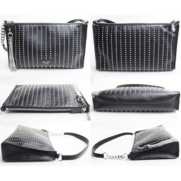 ジミーチュウ JIMMY CHOO CALLIE MINI HOBO スタッズ付き レザー ミニ ホーボーショルダーバッグ ハンドバッグ