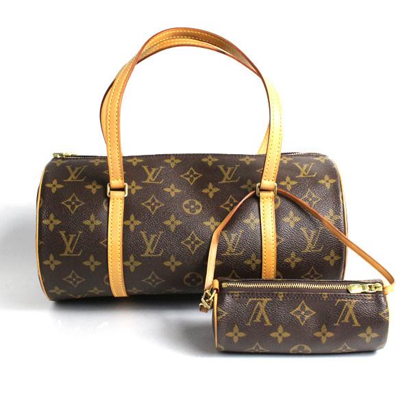 LV lv ルイヴィトン LOUIS VUITTON モノグラム パピヨン30 ハンドバッグ M51385/中古/質屋出店 :o21-0827