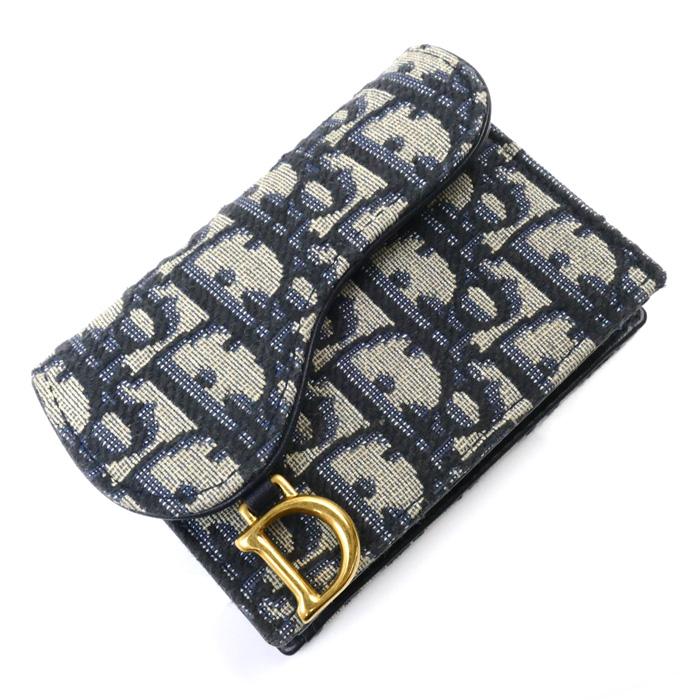 ディオール サドルブルーム カードホルダー S5611CTZQ_M928 未使用 DIOR | Saddle Bloom カードホルダー ディオール オブリーク ジャカード