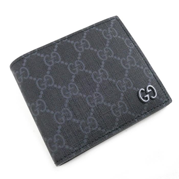GUCCI（グッチ） GG コインウォレット グレー インテリア 二つ折り財布