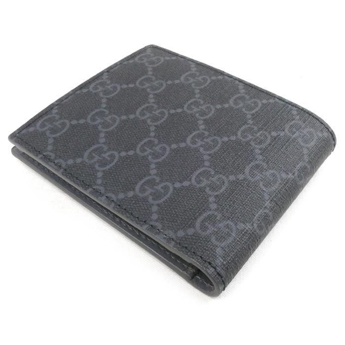 GUCCI（グッチ） GG コインウォレット グレー インテリア 二つ折り財布