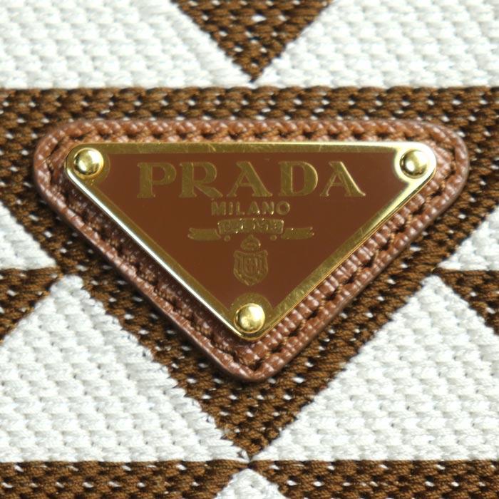 PRADA（プラダ） シンボル エンブロイダリーファブリック ミニ 2Way