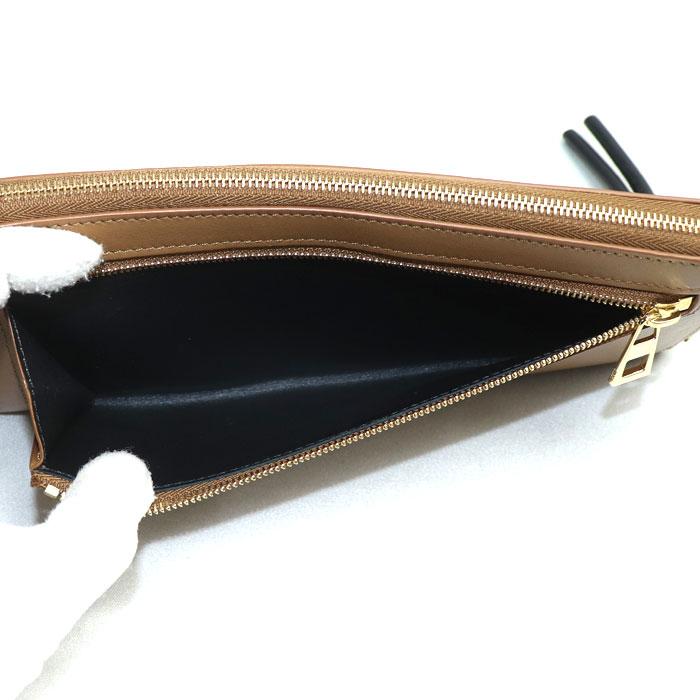 ロエベ LOEWE ノット ジップアラウンドウォレット ラウンド長財布 財布 レザー レディース ブラウン系 CEM1G39X01 【中古】 LOEWE（ロエベ） ノット ジップアラウンドウォレット ラウンド長財布