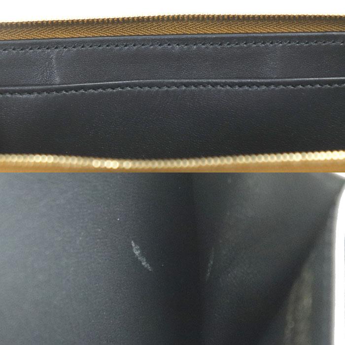 ロエベ LOEWE ノット ジップアラウンドウォレット ラウンド長財布 財布 レザー レディース ブラウン系 CEM1G39X01 【中古】 LOEWE（ロエベ） ノット ジップアラウンドウォレット ラウンド長財布