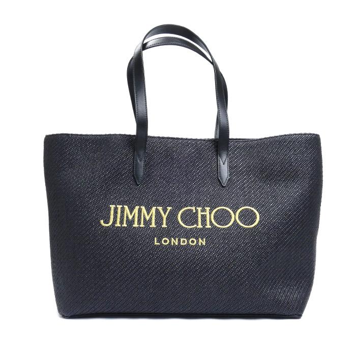 JIMMY CHOO ジミーチュウ ロゴ トート トートバッグ ブラック 