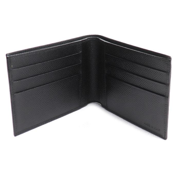 BVLGARI（ブルガリ） HIPSTER LARGE 2 FOLDS 二つ折り財布 ブラック