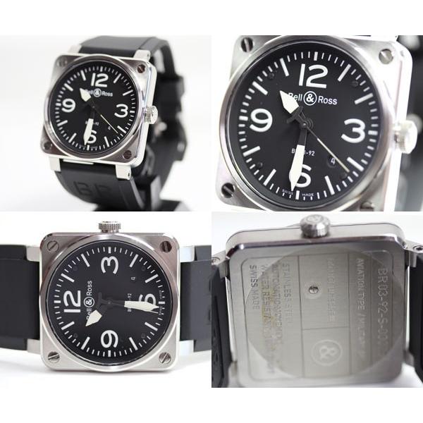 ベル＆ロス Bell&Ross BR03-92-S メンズ 自動巻き メンズ 腕時計 MT1684 中古・美品 質屋出店 あすつく｜koera｜02