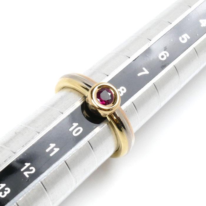 Cartier（カルティエ） K18YG K18WG K18PG モノストーン リング・指輪