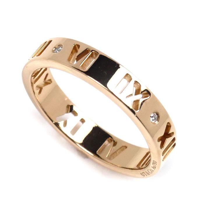 TIFFANY&Co.（ティファニー） K18PG ピンクゴールド アトラス ピアスド