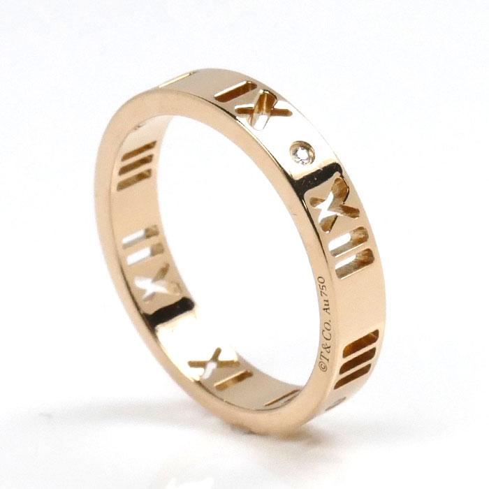 TIFFANY&Co.（ティファニー） K18PG ピンクゴールド アトラス ピアスド