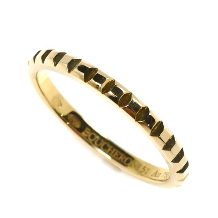 BOUCHERON Boucheron ブシュロン K18YG キャトル クル ド パリ リング 