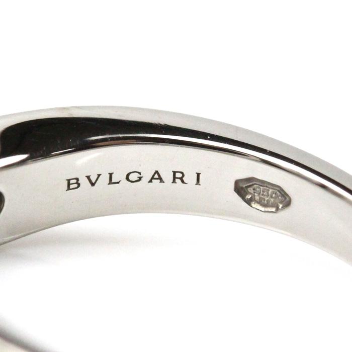 BVLGARI（ブルガリ） Pt950プラチナ コロナ 1Pダイヤ フェディ リング